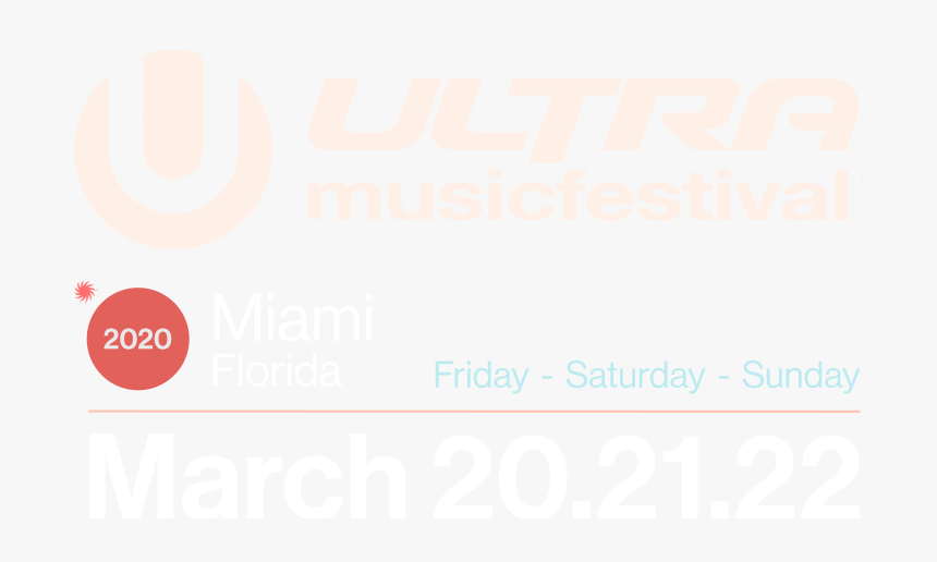 Ultra Music Festival - Music Festival Miami 2020, HD Png Download, Free Download