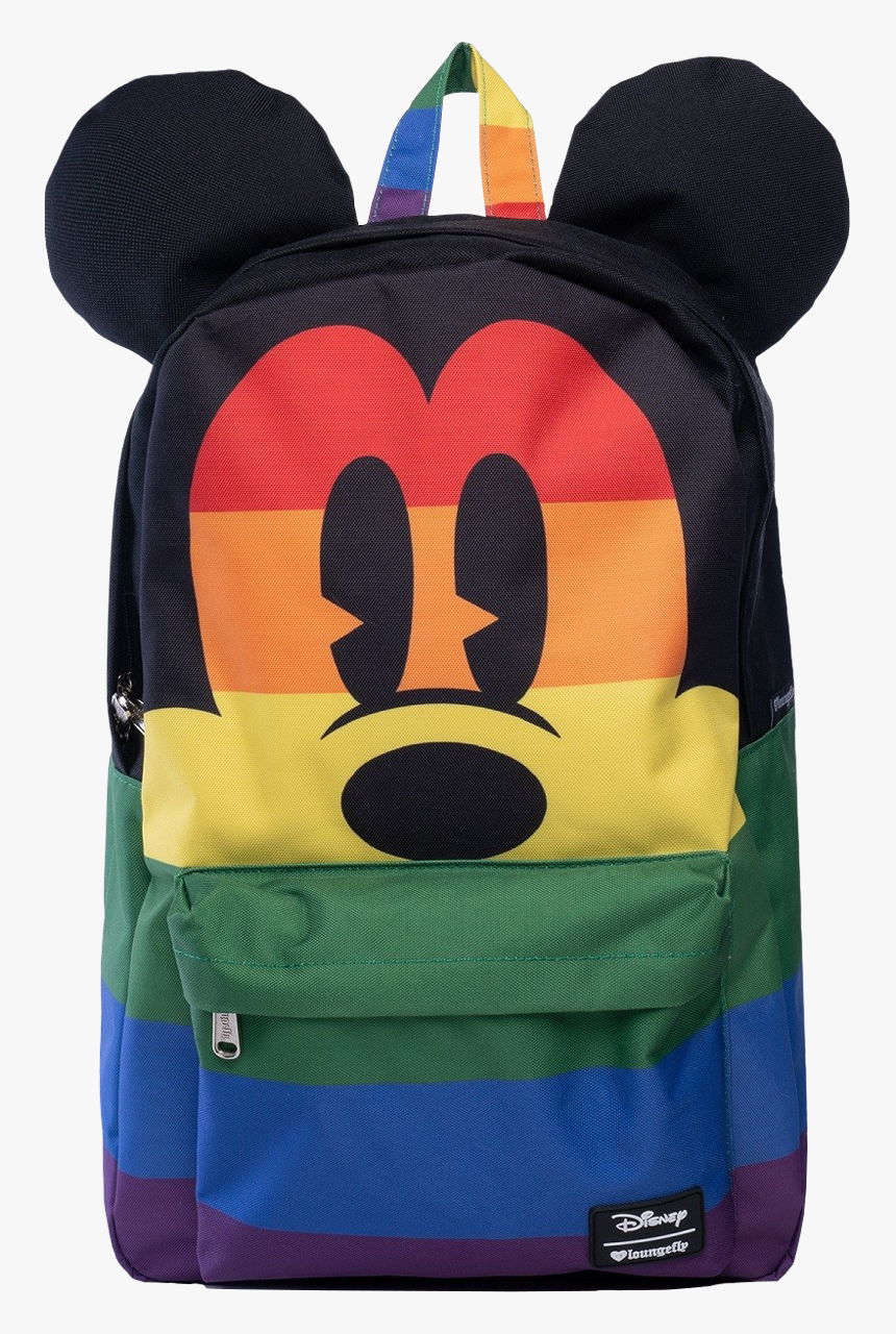 Rainbow mickey mouse backpack sale