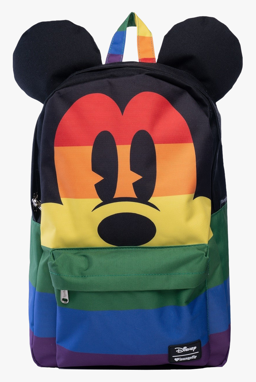 Mickey Mouse Rainbow 18” Backpack - Loungefly, HD Png Download, Free Download