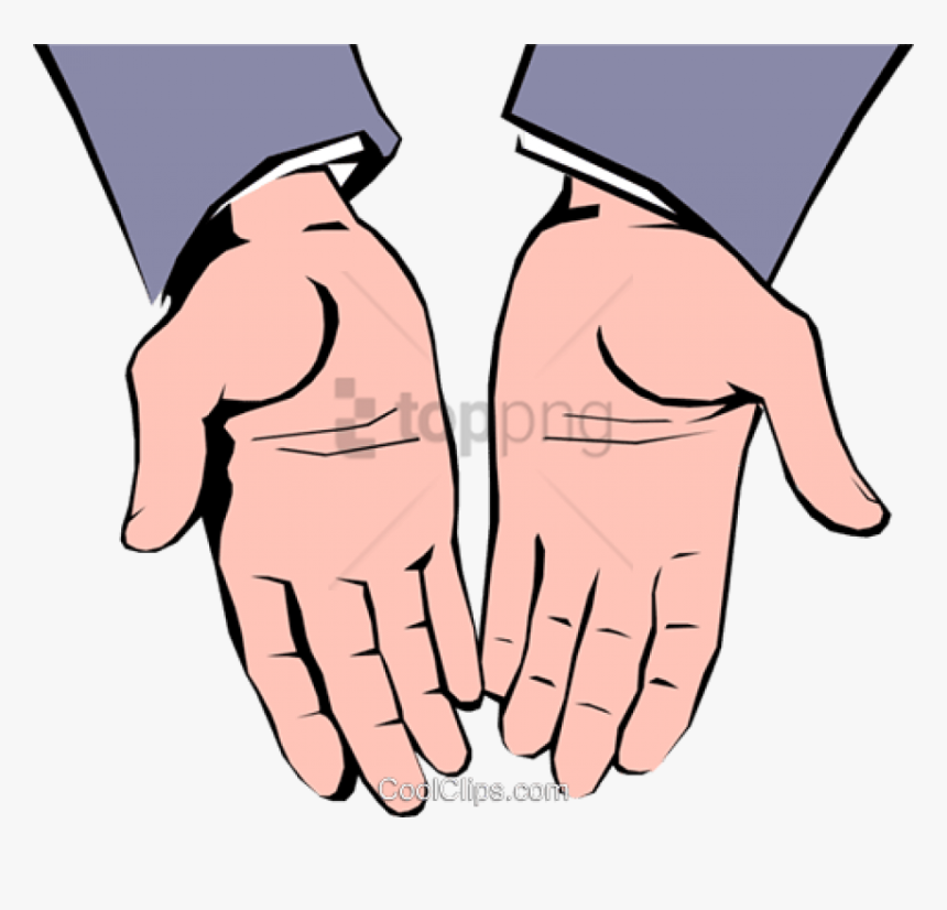 Art,holding Hands,sign Language,handshake,art - Human Hand Open Hand Clipart, HD Png Download, Free Download