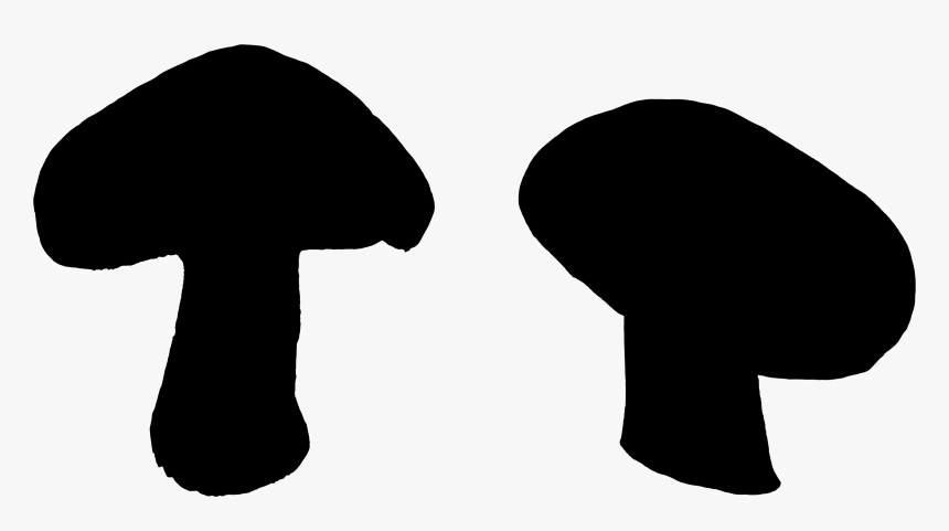 Transparent Vegetable Silhouette Png - Mushroom Silhouette, Png Download, Free Download