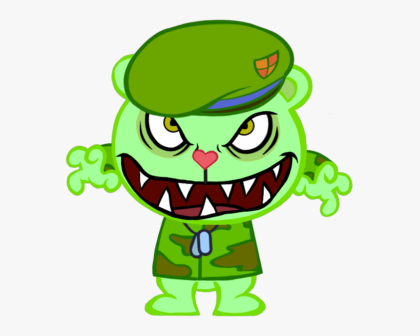 Villains Wiki - Happy Tree Friends Flippy, HD Png Download, Free Download