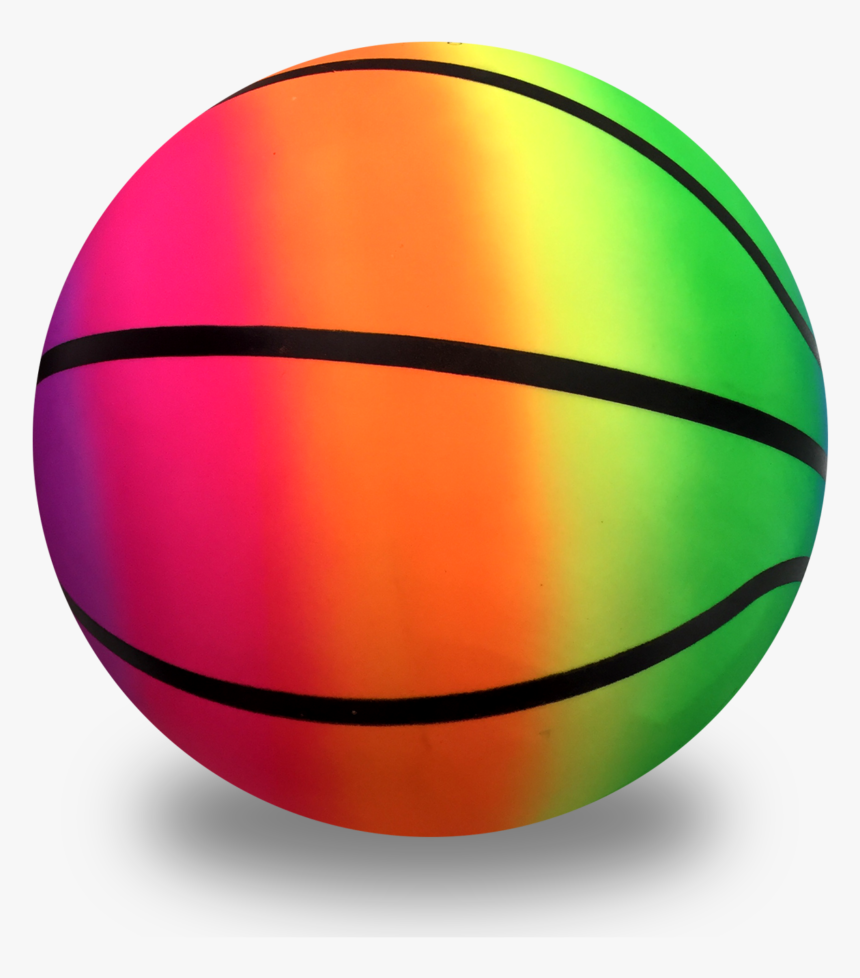 Rainbow Toy Basketball Png, Transparent Png, Free Download