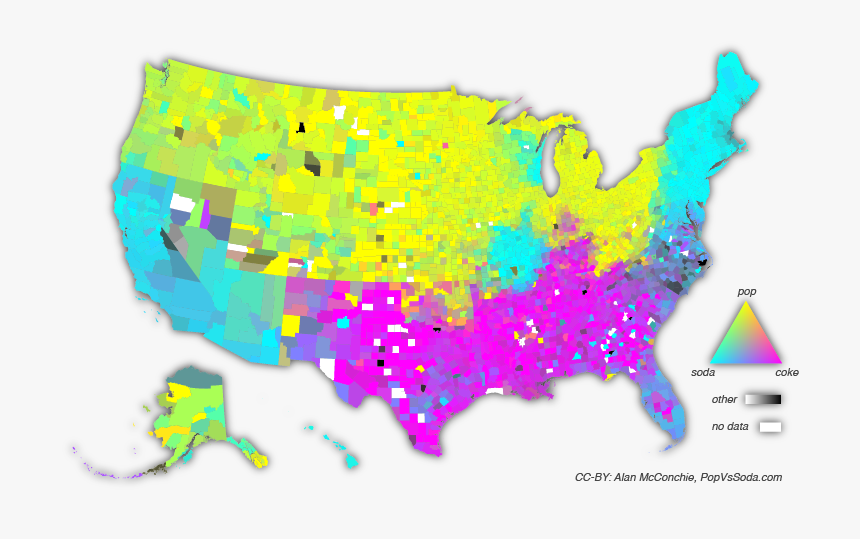 Pop Vs Soda Map, HD Png Download, Free Download