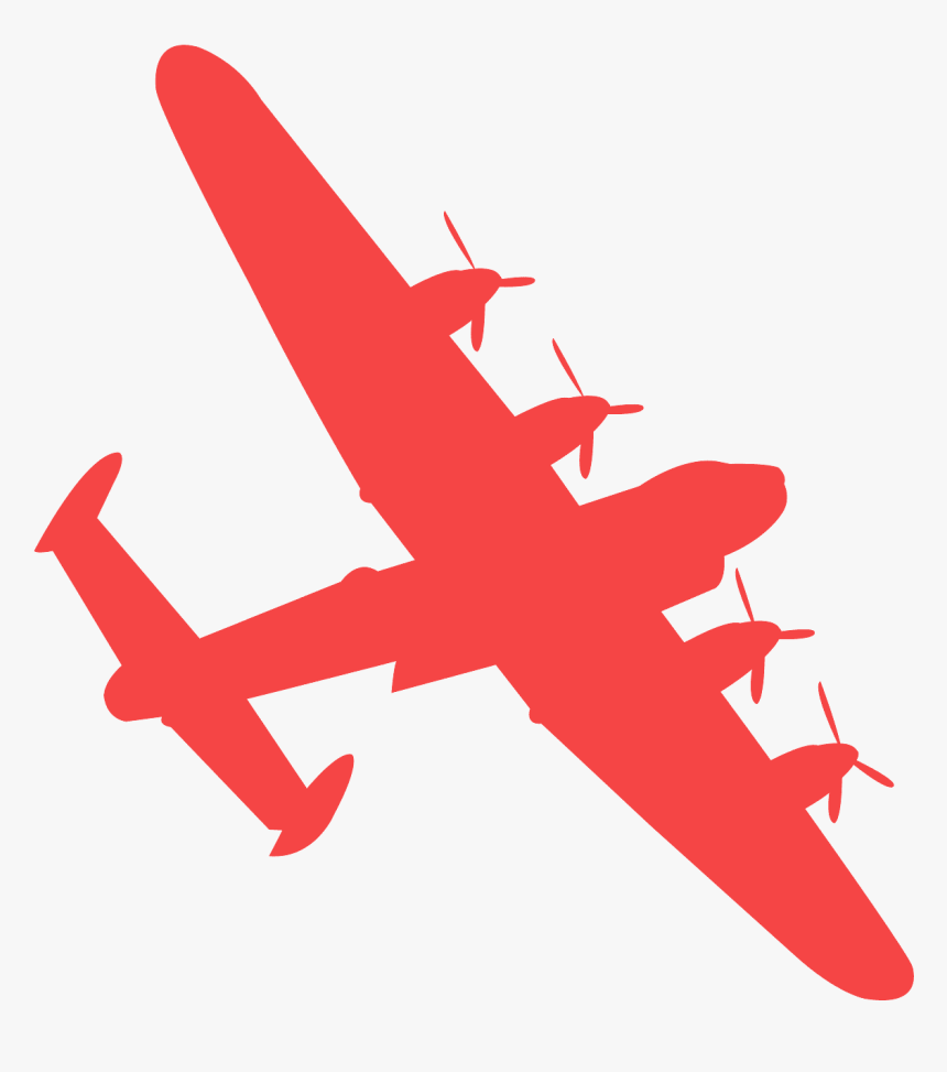 B 17 Bomber Silhouette, HD Png Download, Free Download