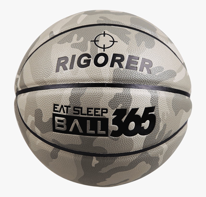 Gray Camouflage Rigorer Rubber Basketball Ball High - Medicine Ball, HD Png Download, Free Download