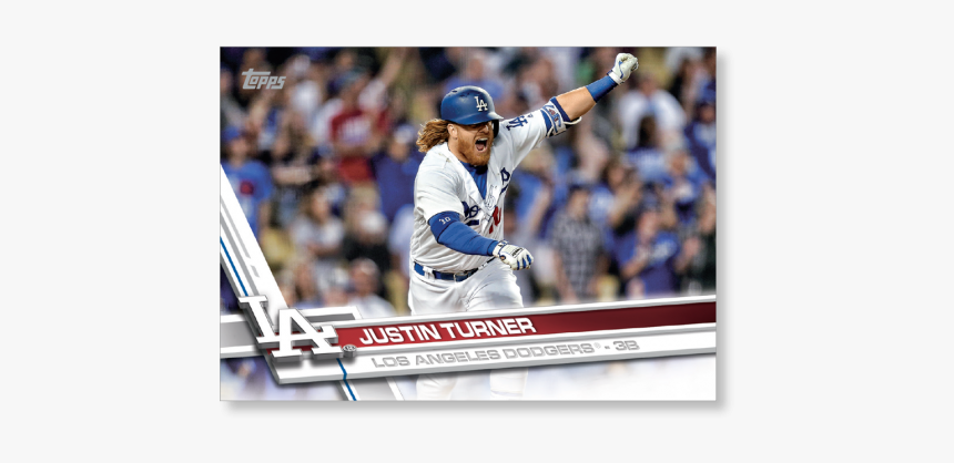 Justin Turner 2017 Topps Baseball Series 1 Veterans - Baseball Player, HD Png Download, Free Download