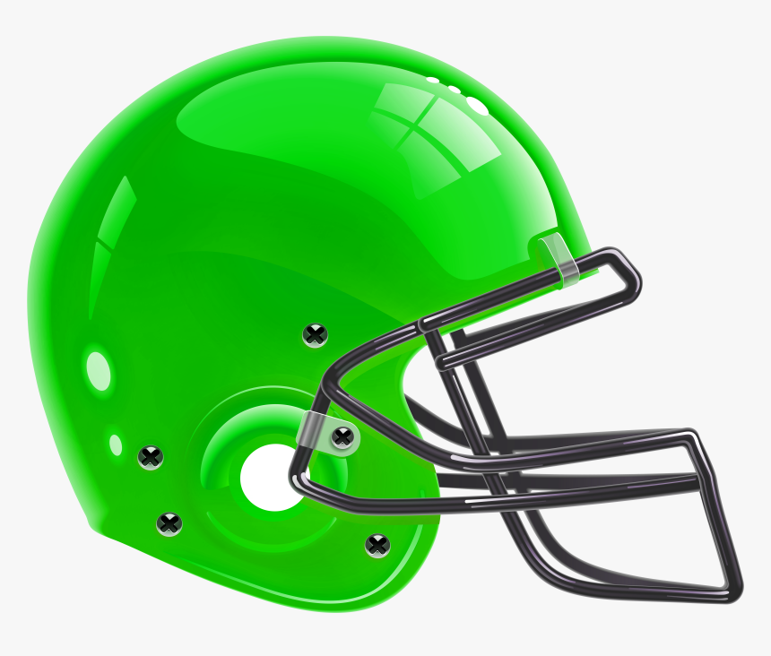 Green Football Helmet Png Clip Art, Transparent Png, Free Download