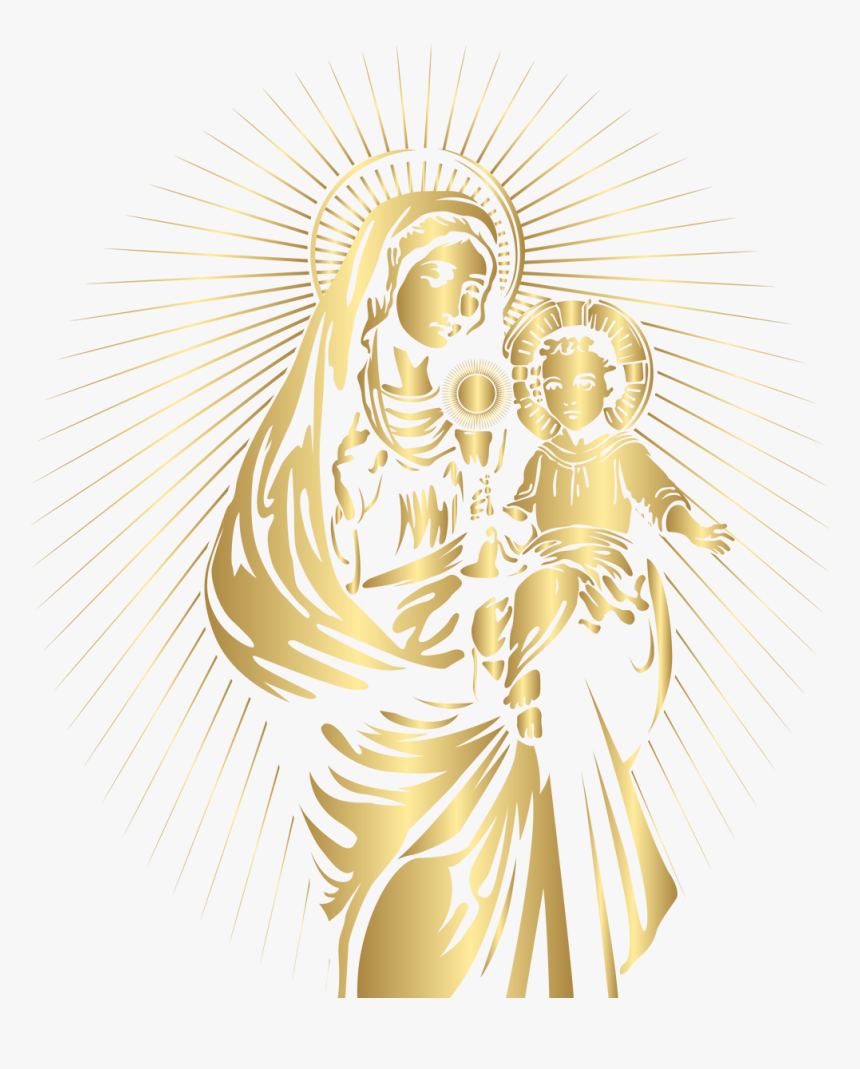 Child Jesus Religion Clip Art - Blessed Virgin Mary Png, Transparent Png, Free Download