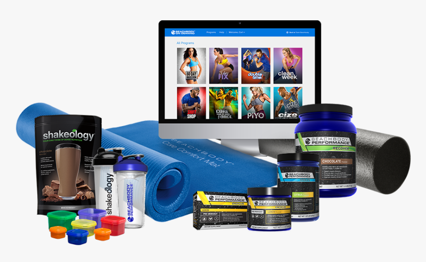 Team Beachbody Mega Bod Completion Challenge Pack Unboxing - Beachbody Mega Challenge Pack, HD Png Download, Free Download