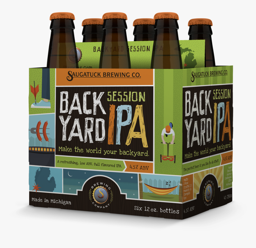 Backyard Session Ipa"
 Class="img Responsive Lazyload - Glass Bottle, HD Png Download, Free Download