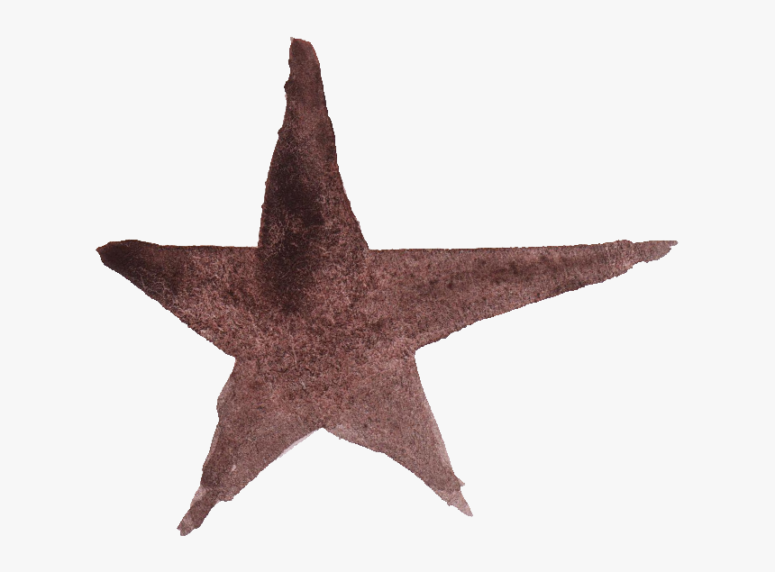 Watercolor Brown Star, HD Png Download, Free Download