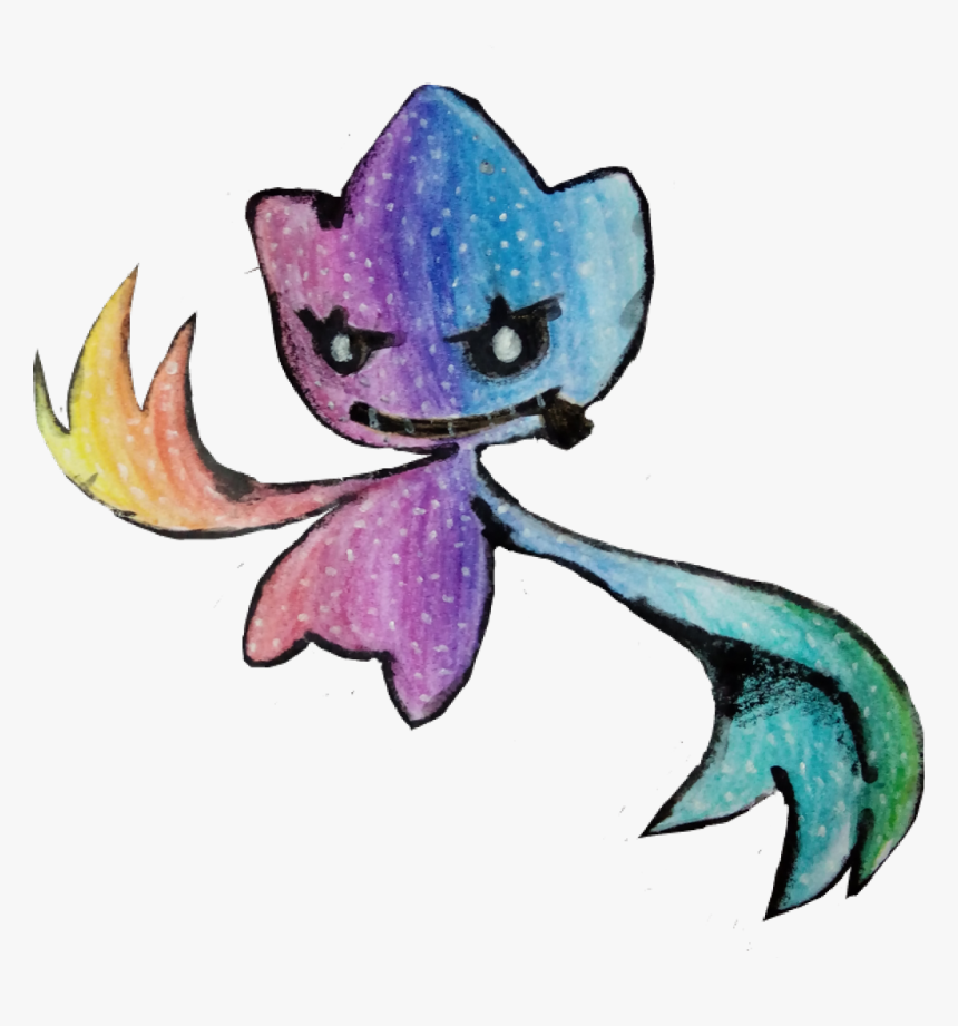 #pokemon #banette #rainbow - Cartoon, HD Png Download, Free Download