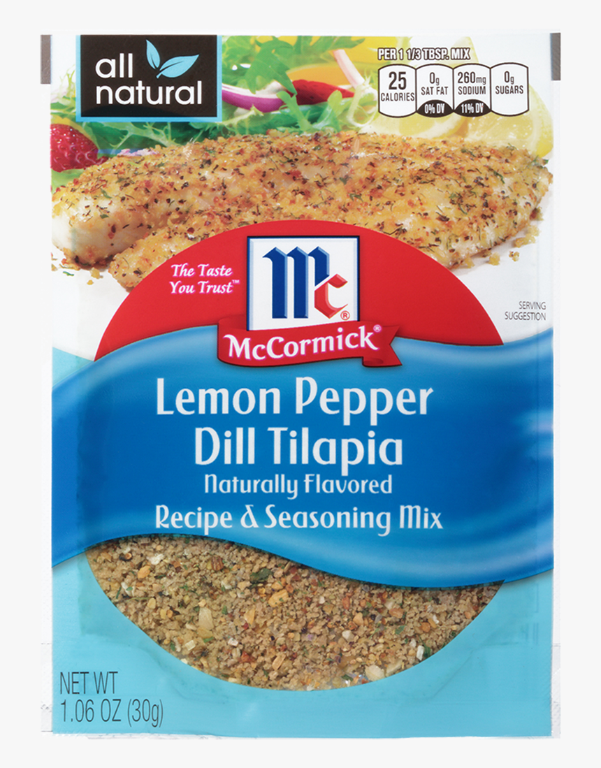 Lemon Pepper Dill Tilapia Recipe Seasoning Mix - Tilapia Seasoning, HD Png Download, Free Download
