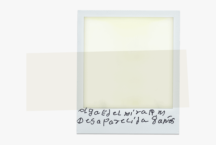 Blank Polaroid With Olgas Name Written On It - Paper, HD Png Download, Free Download