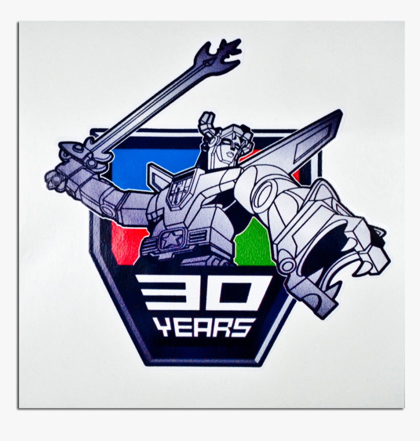 Voltron 30th Anniversary Logo Decal - Voltron 30 Years Logo, HD Png Download, Free Download