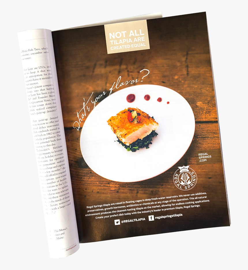 Regal Springs Magazine Ad - Dish, HD Png Download, Free Download