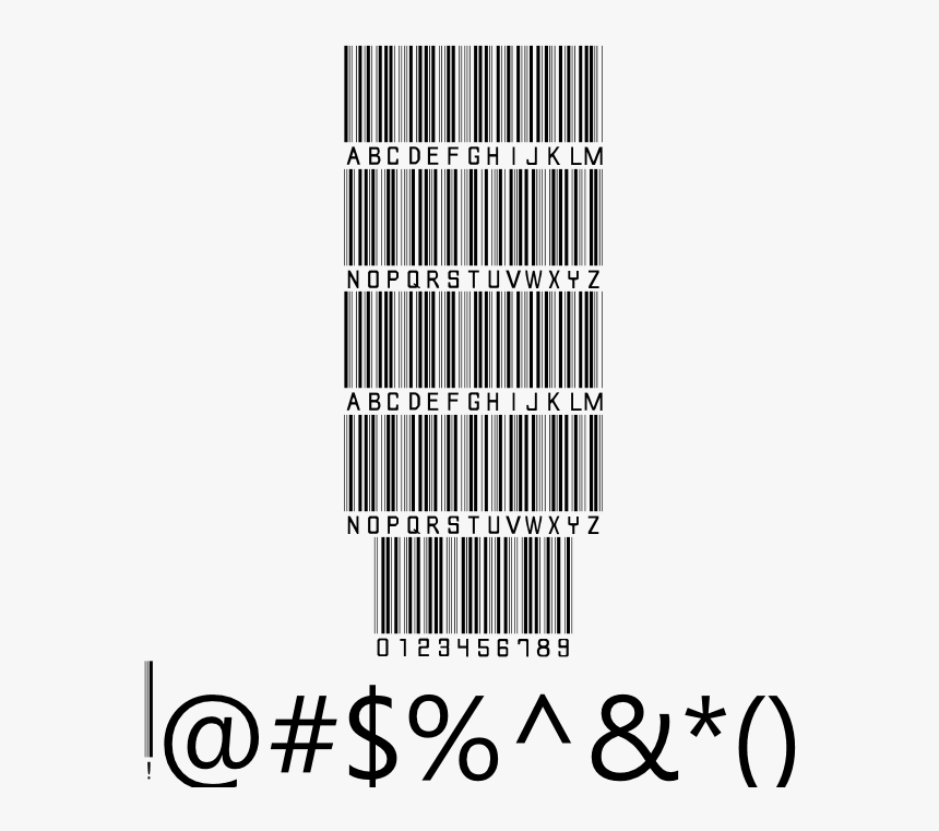 Barcode Font Example - Purple Email, HD Png Download, Free Download