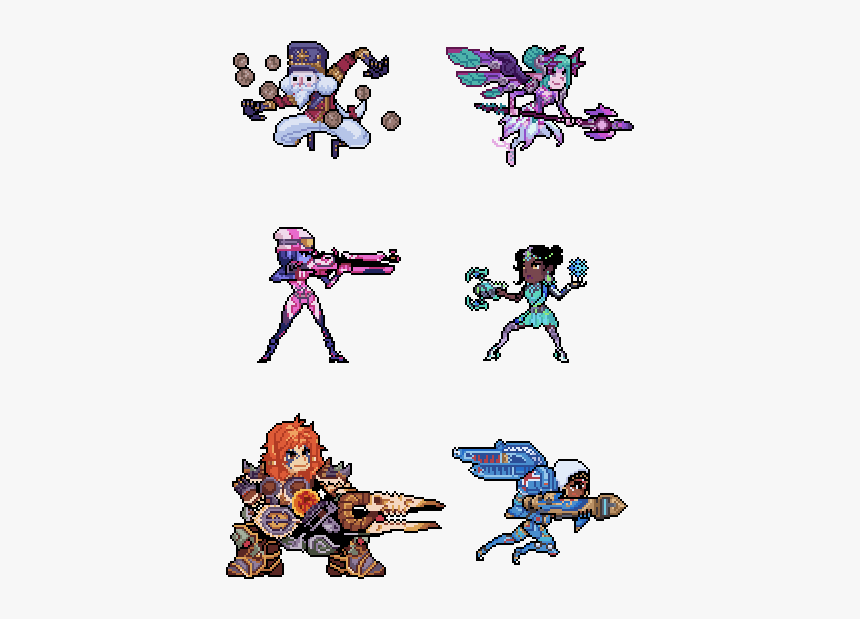 “overwatch Pixel Spray Edits - Cartoon, HD Png Download, Free Download