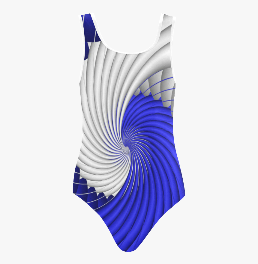 Blue Silver Beautiful Abstract Wave Vest One Piece - Active Tank, HD Png Download, Free Download