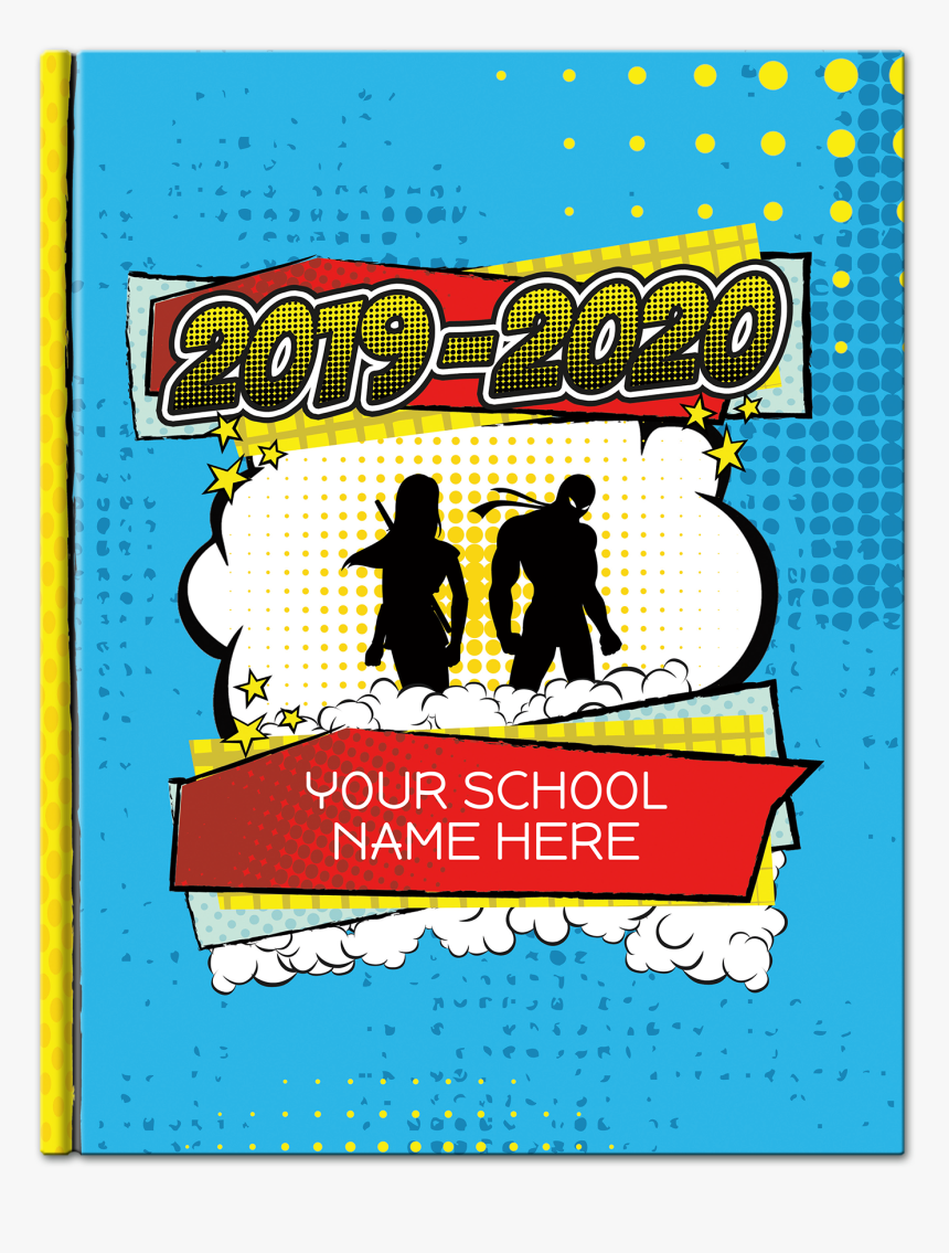 Pictavo Comic Book Yearbook Cover - Comic Style Yearbook Cover, HD Png Download, Free Download