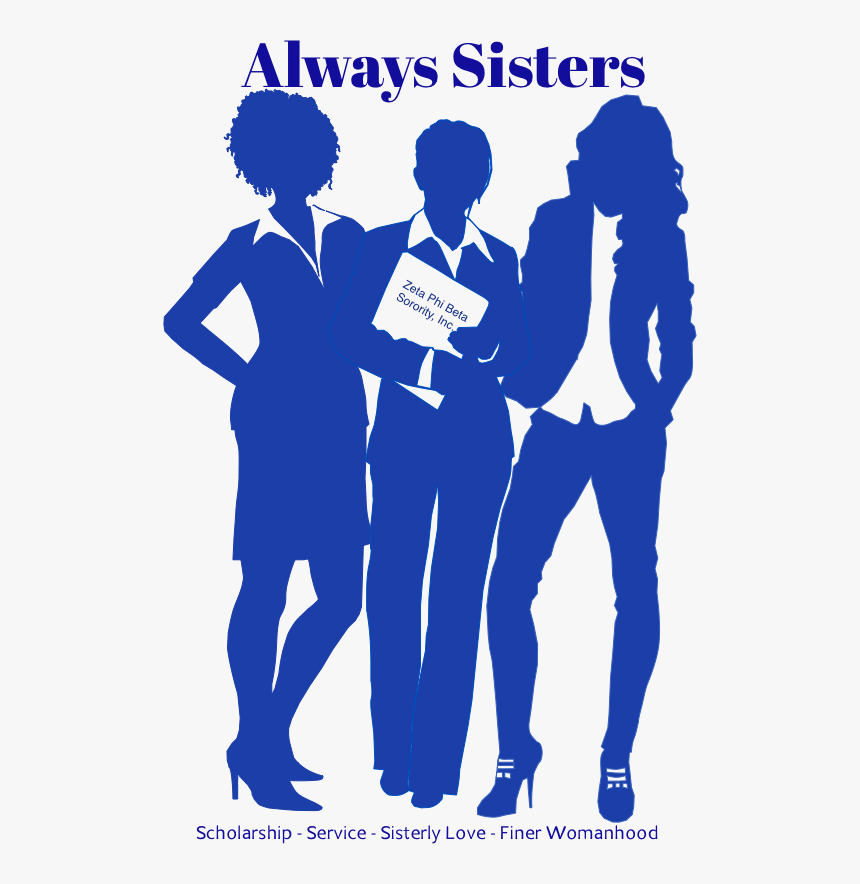 Picture - Zeta Phi Beta Sorority Clipart Png, Transparent Png, Free Download