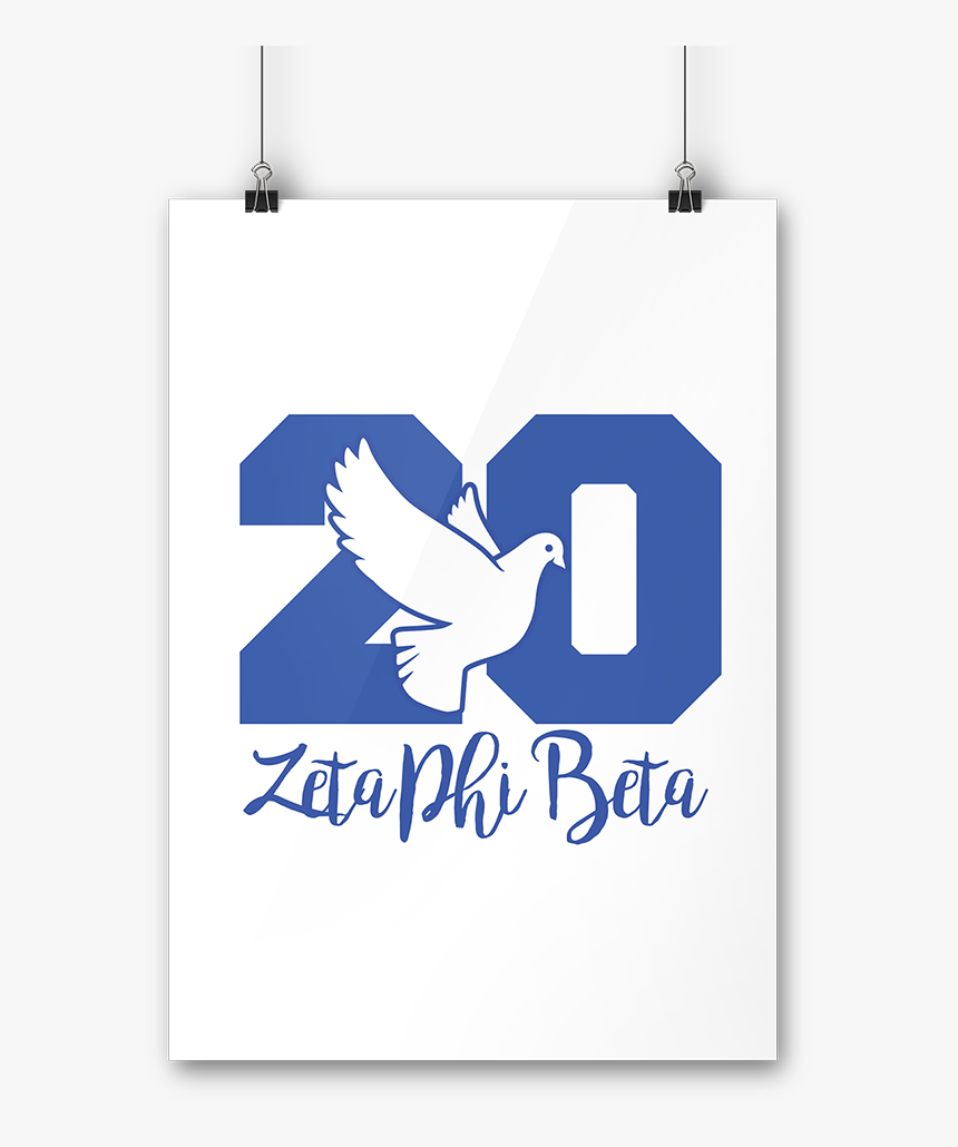 White Zeta Phi Beta T Shirt, HD Png Download, Free Download