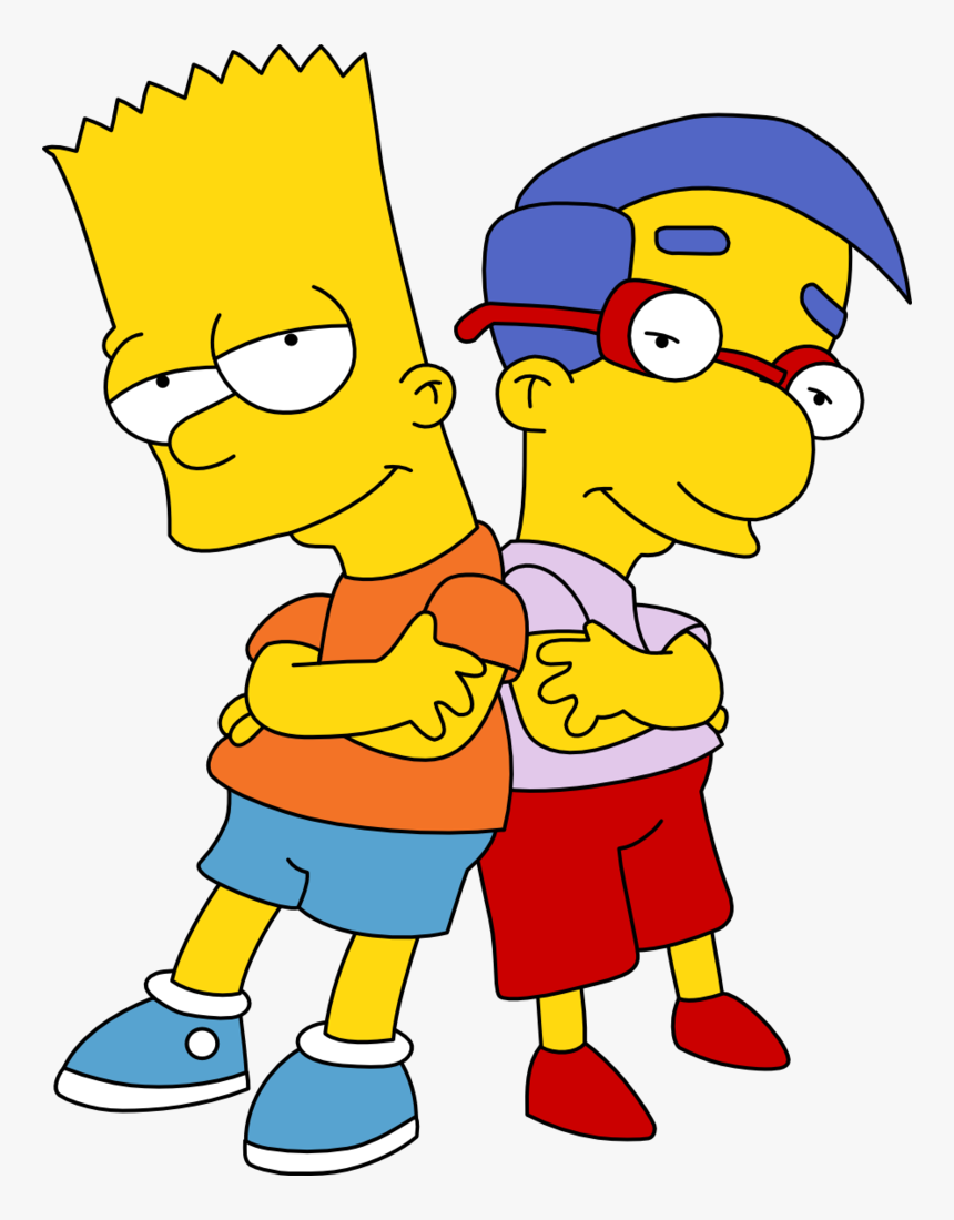 Cool Png Images - Milhouse Los Simpson Bart, Transparent Png, Free Download