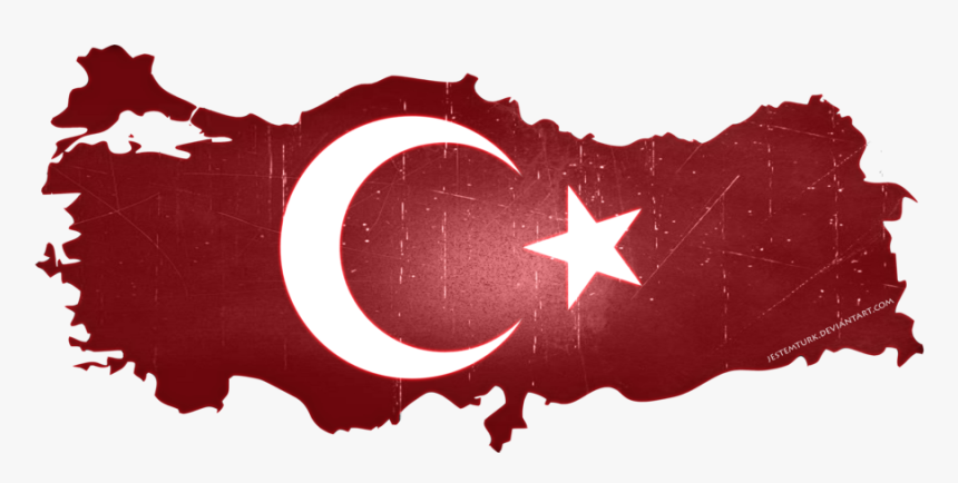 Turkish Flag On Country , Png Download - Turkey Country Flag Png, Transparent Png, Free Download