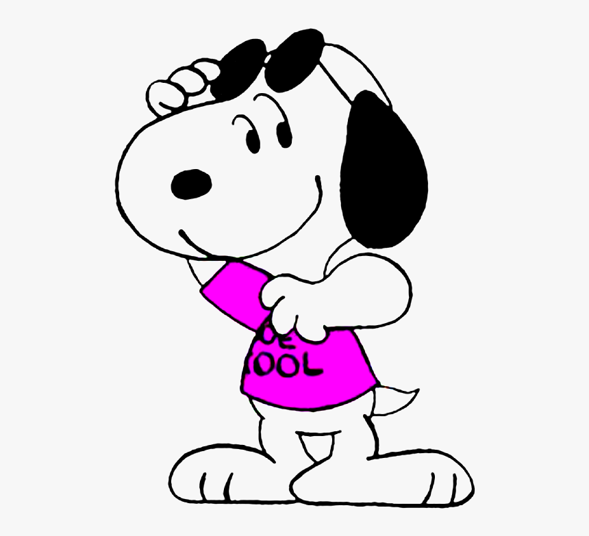 Snoopy Is A Joe Cool - Peanuts Cartoon Snoopy Joe Cool, HD Png Download, Free Download
