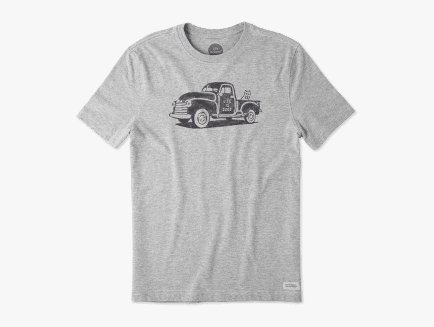 Men"s Old School Truck Crusher Tee - T-shirt, HD Png Download, Free Download