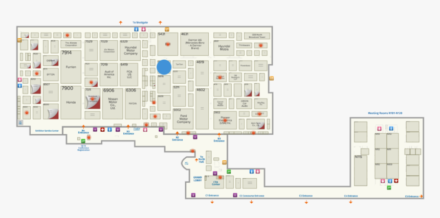 Imax Ces Map - Ces 2019 Booth Map, HD Png Download, Free Download