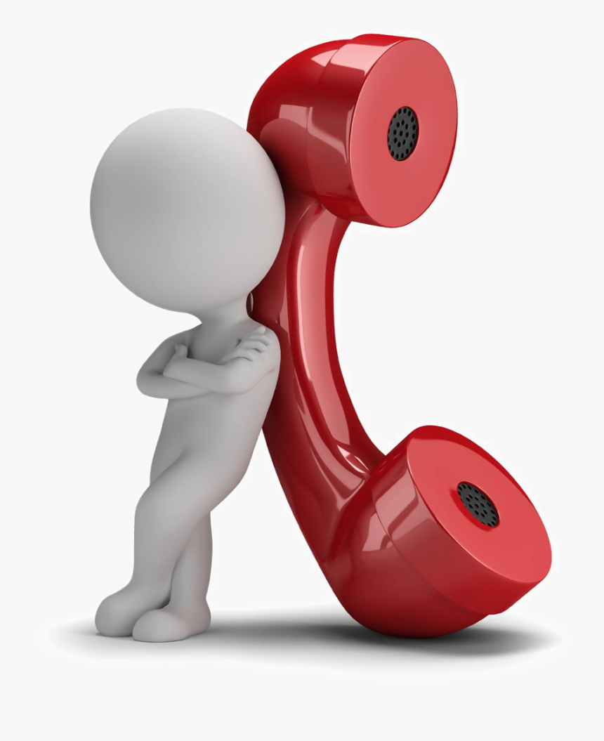 Talking On Cell Phone Clip Art - Call 3d Logo Png, Transparent Png, Free Download