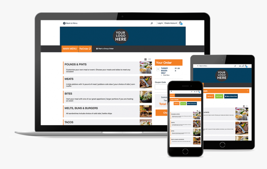 Menu Ordering System, HD Png Download, Free Download