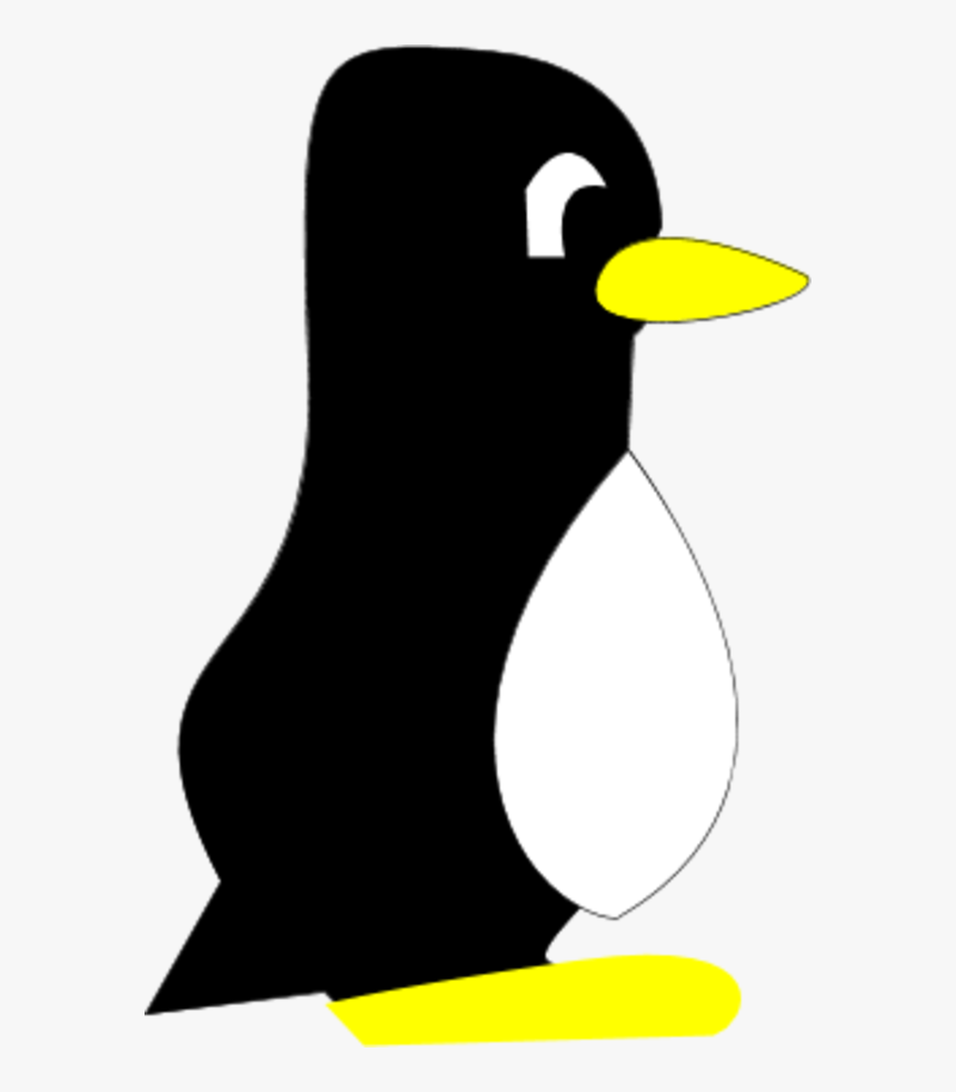 Penguin Clipart Side View - Cartoon Penguin From The Side, HD Png Download, Free Download