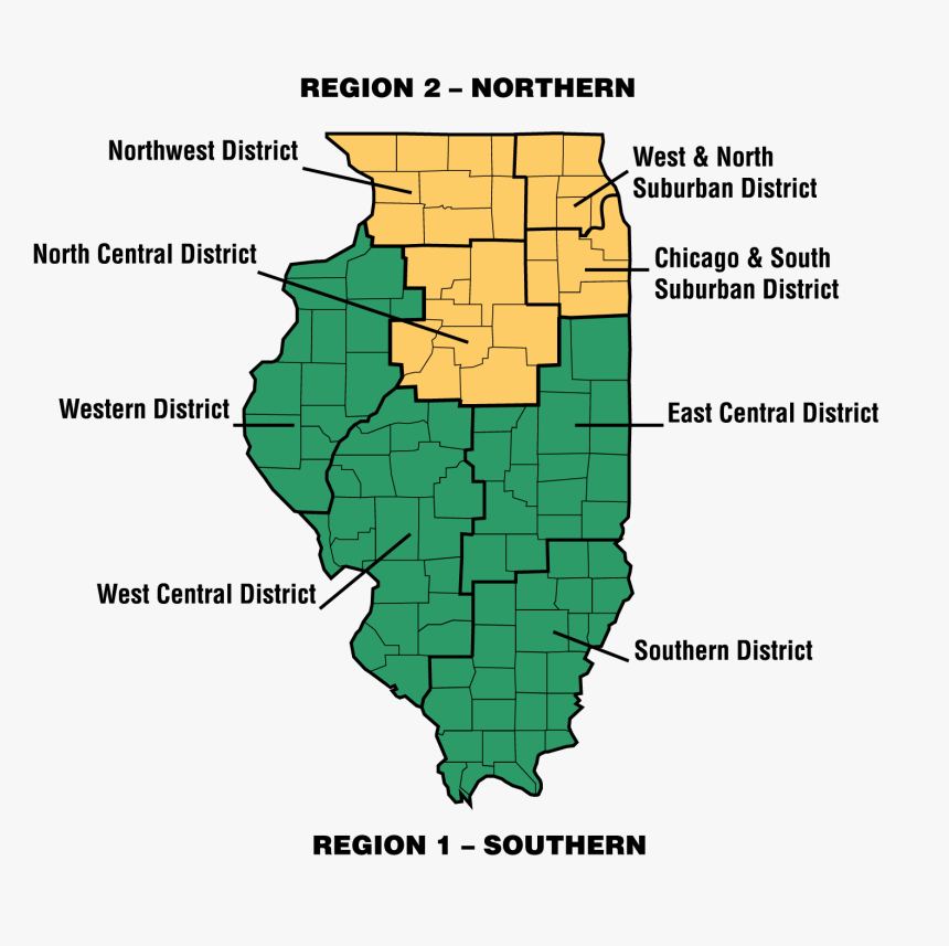 Transparent Illinois Outline Png - North Central Illinois, Png Download, Free Download