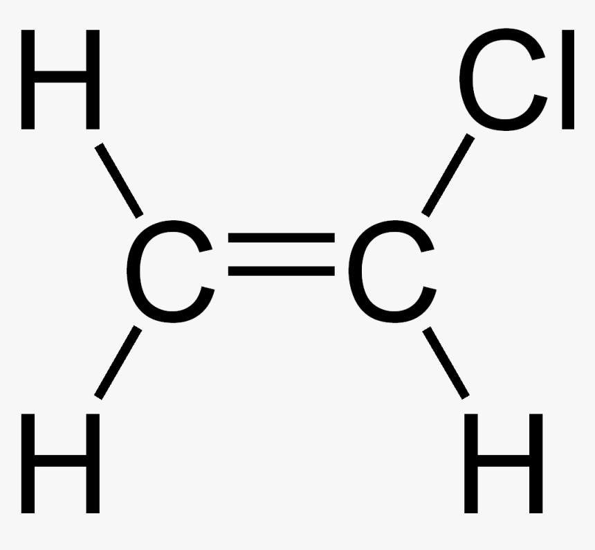 Vinyl Chloride 2d - Vinyl Chloride, HD Png Download - kindpng