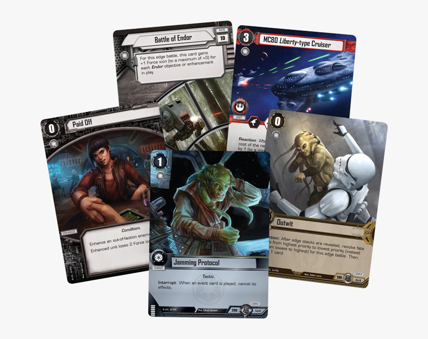 Swc26 Cardfan - Star Wars Lcg The Forest Moon, HD Png Download, Free Download