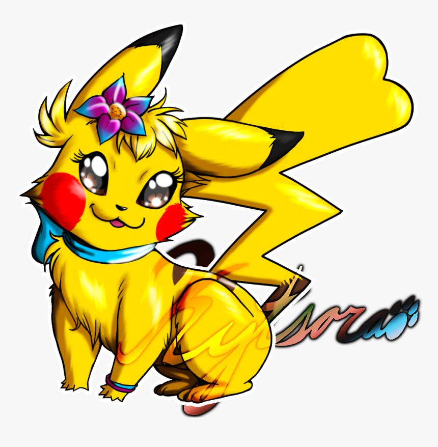 Cute Pikachu Png -[gift] Pikachu - Cartoon, Transparent Png, Free Download
