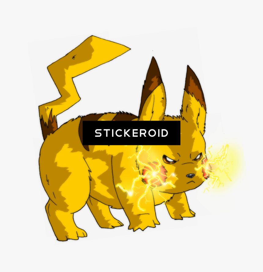Angry Pikachu Pokemon - Pikachu Angry Clear Background, HD Png Download, Free Download