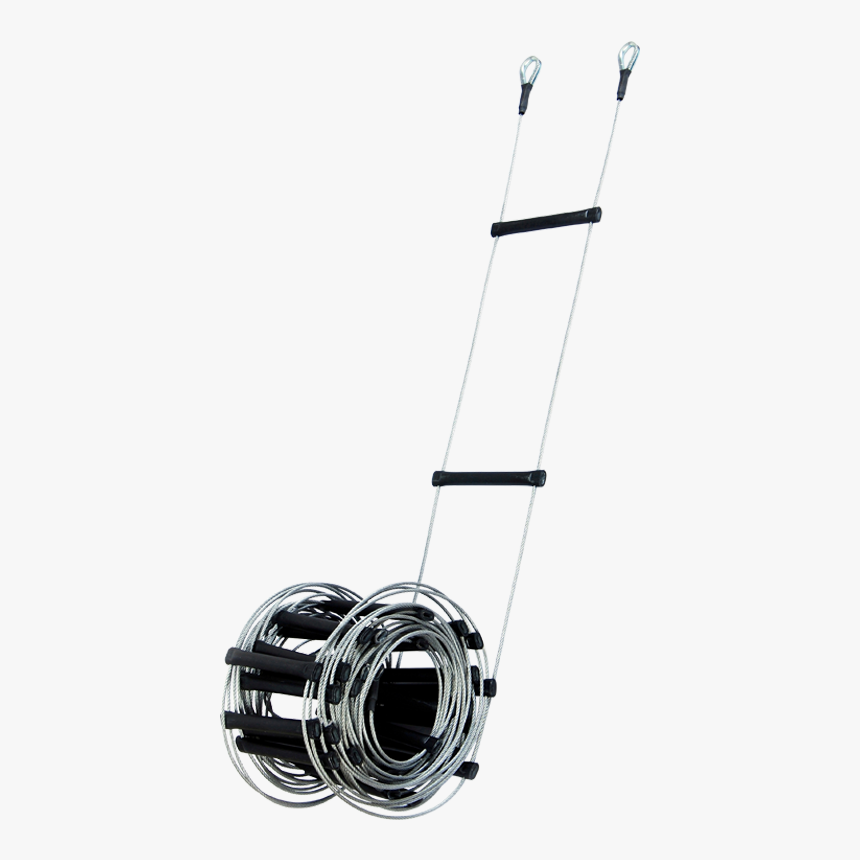 Safety Climbing Soft Ladder Rope Evacuation Escape - Fishing Rod, HD Png Download, Free Download