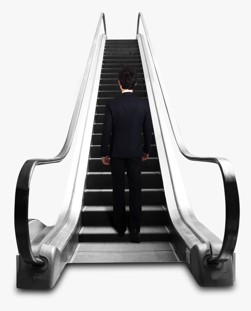 Man On Escalator Png Image - 三菱 电梯, Transparent Png, Free Download