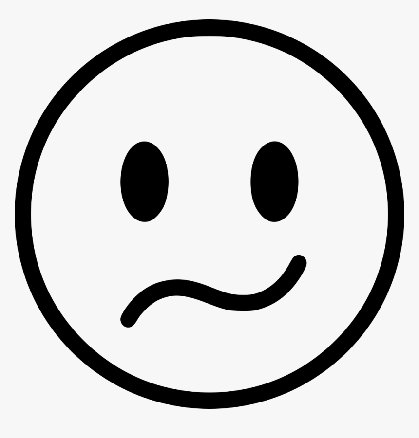 Icon Png Face Confused, Transparent Png, Free Download