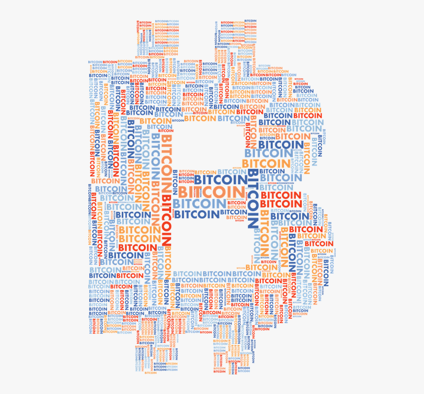 Bitcoin Logo Word Png, Transparent Png, Free Download