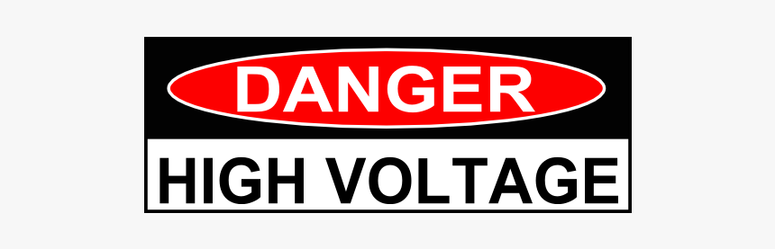 Danger High Voltage Sticker - High Voltage Warning Stickers, HD Png Download, Free Download