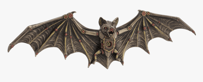 Steampunk Bat Wall Plaque - Steampunk Bat, HD Png Download, Free Download