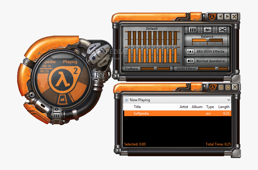 Half Life Winamp Skin, HD Png Download, Free Download