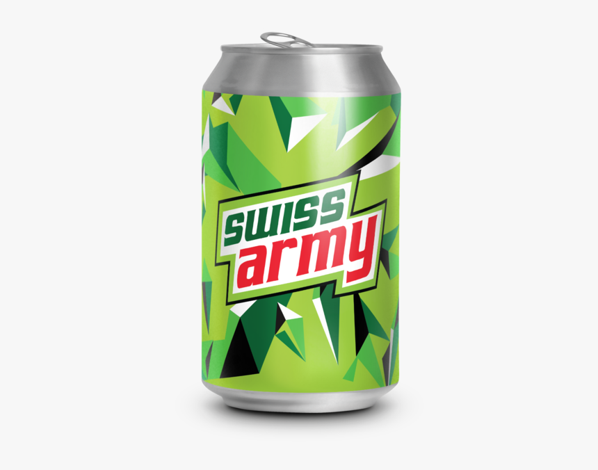 Swissarmymtndewcan - Caffeinated Drink, HD Png Download, Free Download