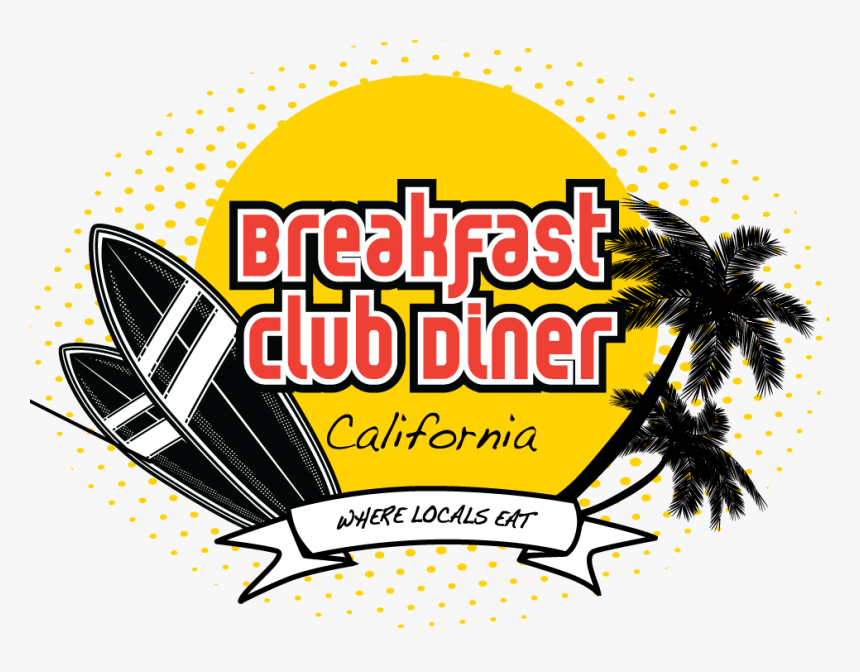 Transparent Diner Png - Breakfast Club Diner Oceanside Ca, Png Download, Free Download