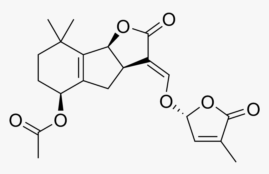 Strigyl Acetate Chemical Structure - Acetate Chemical Structure, HD Png Download, Free Download